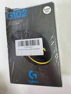 Logitech G102 Lightsync Gaming Mouse 8000 DPI Adjustable RGB Lighting Black